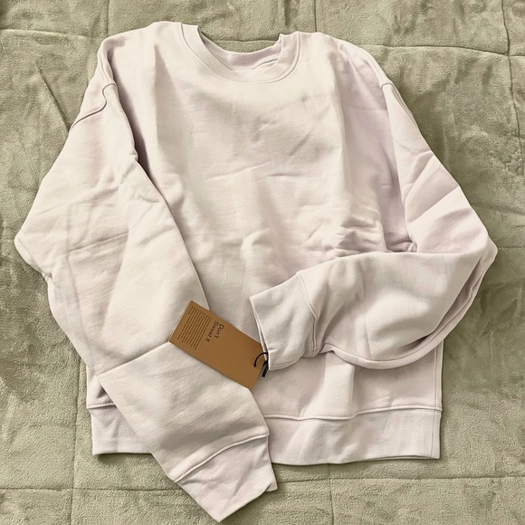 Girlfriend Collective 50/50 Classic Sweatshirt Orchid - Picture 1 of 4